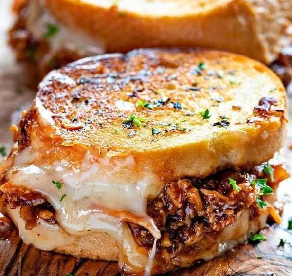 BBQ Chicken Grilled Cheese