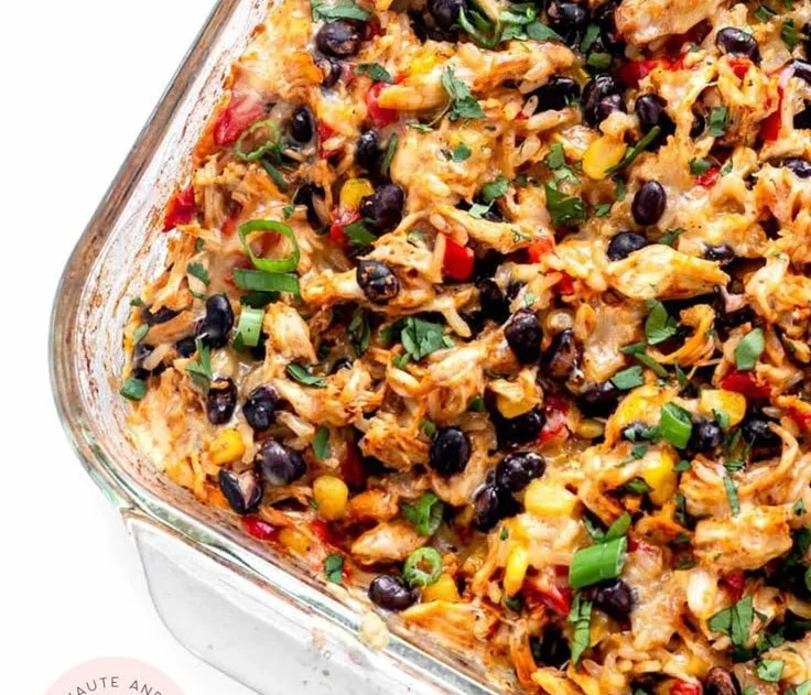 Chicken Burrito Casserole