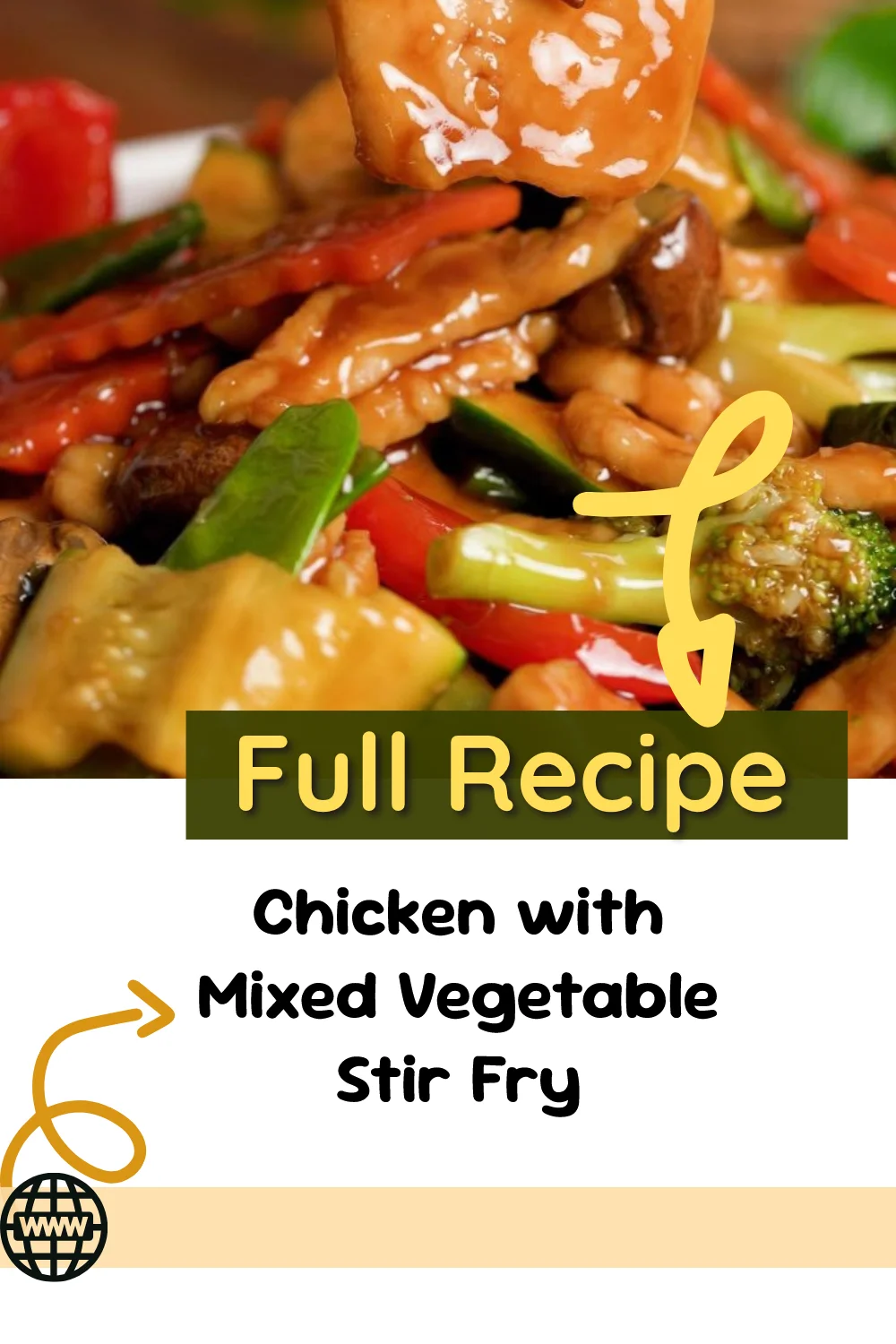 Chicken with Mixed Vegetable Stir Fry